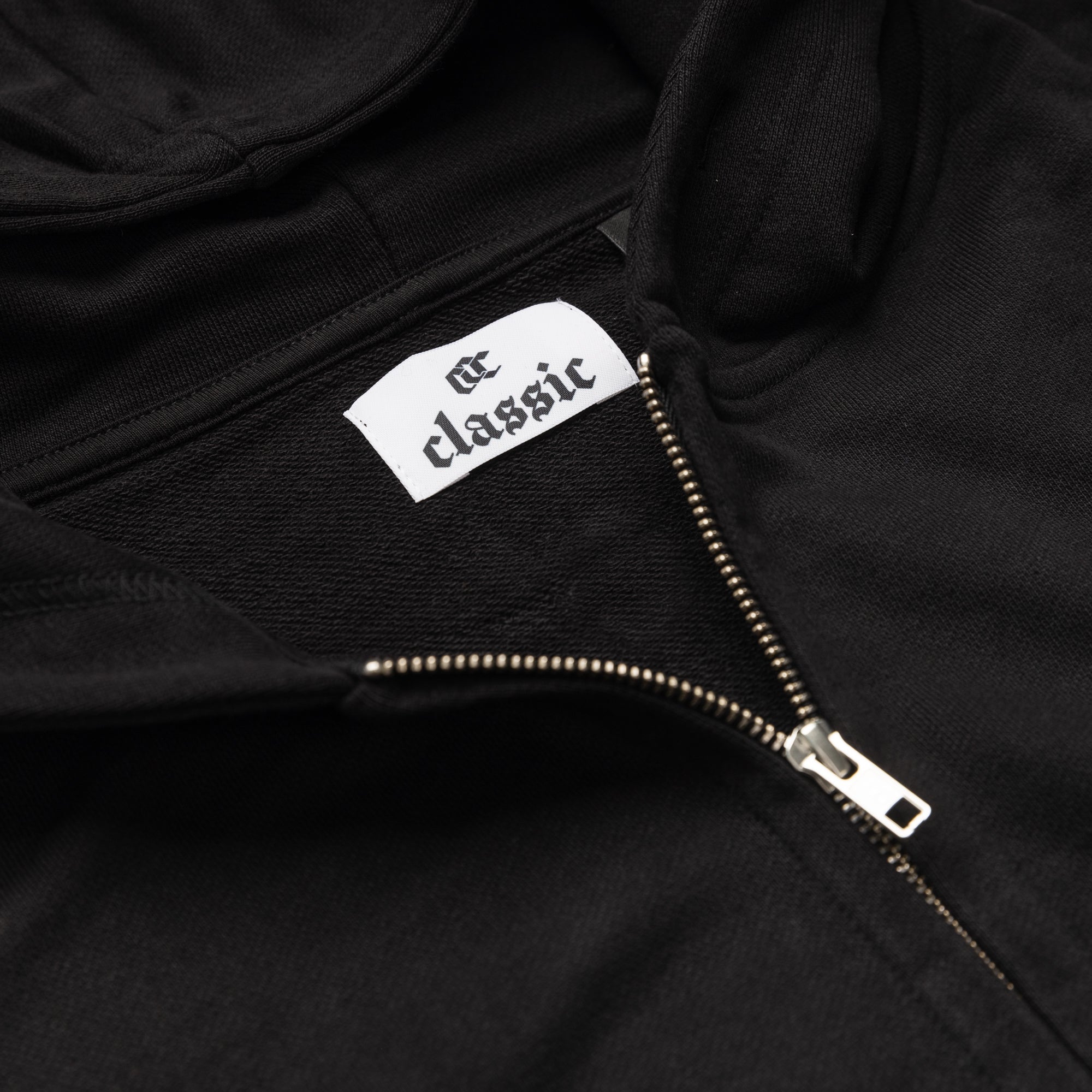 Black Full Zip Hoodie