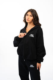 "Classic" Zip Hoodie Black